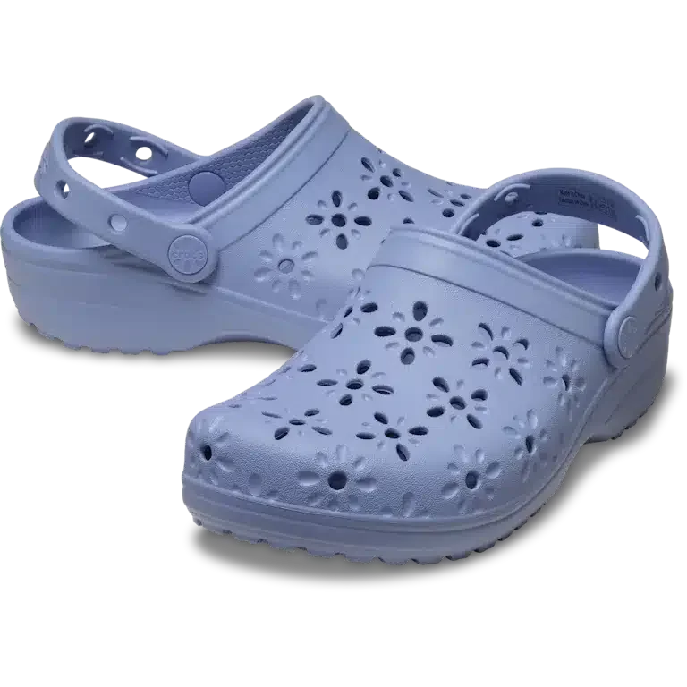 Classic Floral Cut-Out Clog Classic Floral Cut-Out Clog