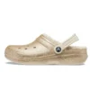 Classic Glitter Lined Clogs “Gold White”
