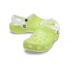 Classic Glow in the Dark Clogs “Lime Green White”