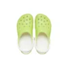 Classic Glow in the Dark Clogs “Lime Green White”