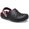 Classic Lined Camo Clog “Black & Red”