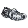 Classic Lined Clog Outdoor Sandals “Marbled White Black”