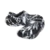 Classic Lined Clog Outdoor Sandals “Marbled White Black”