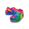 Classic Lined TieDye Graphic Clogs “Blue Pink”