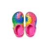 Classic Lined TieDye Graphic Clogs “Blue Pink”