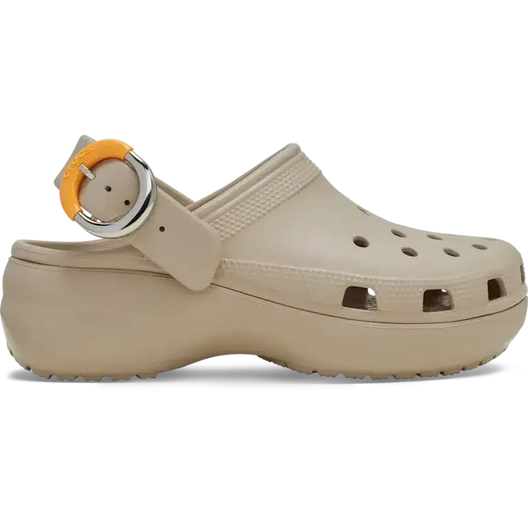 Classic Platform Dipped Buckle Clog Classic Platform Dipped Buckle Clog
