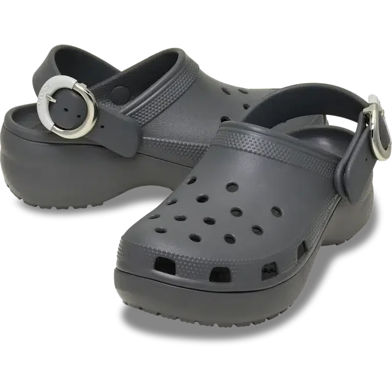 Classic Platform Dipped Buckle Clog Classic Platform Dipped Buckle Clog