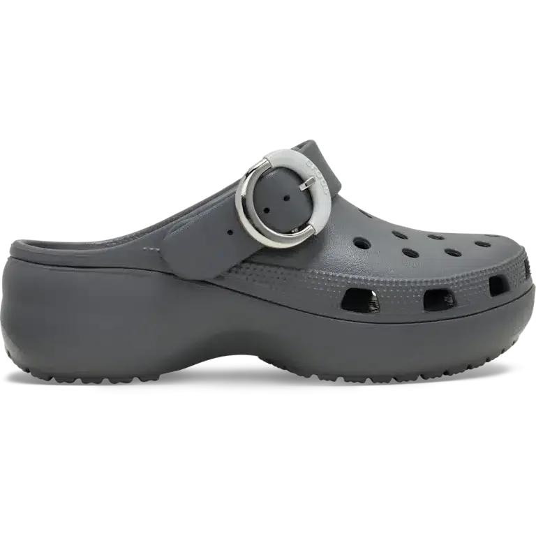 Classic Platform Dipped Buckle Clog Classic Platform Dipped Buckle Clog