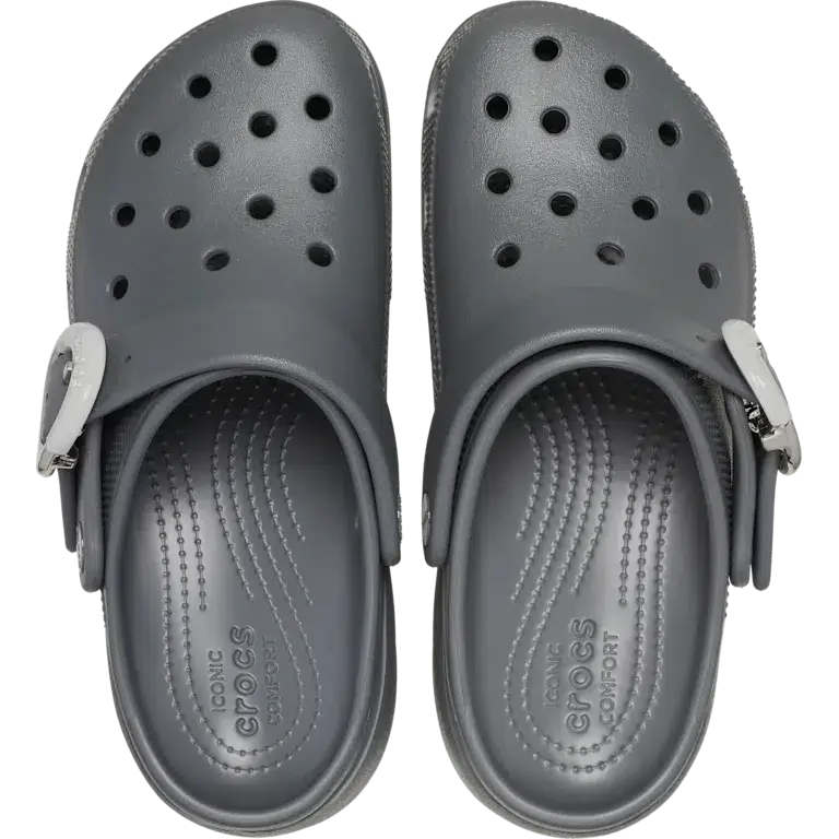 Classic Platform Dipped Buckle Clog Classic Platform Dipped Buckle Clog