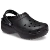 Classic Platform Lined Clog “Black”