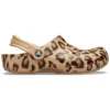 Classic Printed Clog “Leopard Gold”