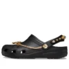 Classic Tiara Clogs “Black Gold”