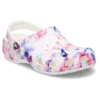 Classic Tie Dye Graphic Clog “Garnet & Multi”