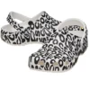 Classic Warped Logo Clogs “White Black”