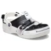 Classic Zip Tie Buckle Clogs “Black White”