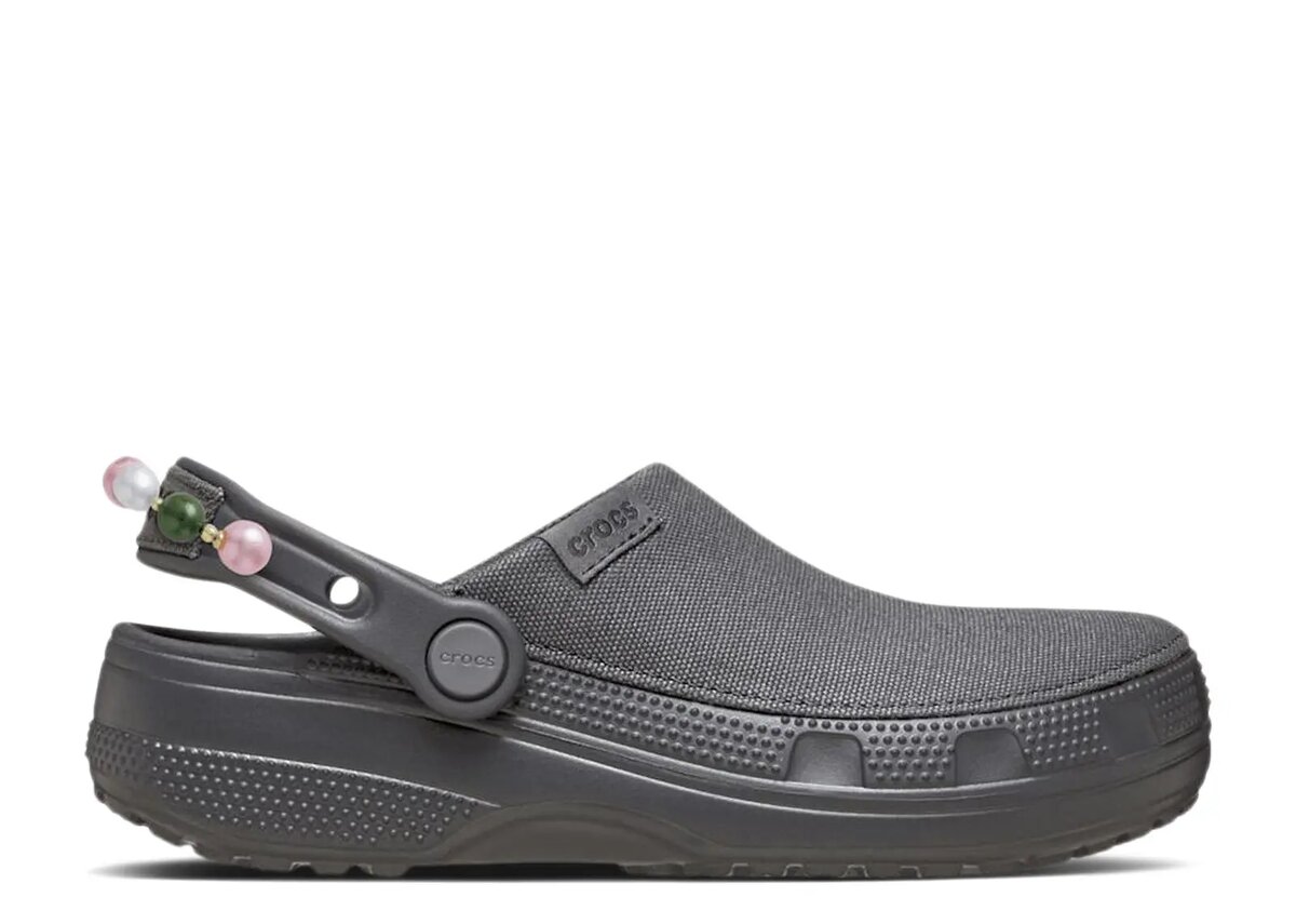 Crafted Pearl Chain Clog ‘Black Sand’ Crafted Pearl Chain Clog ‘Black Sand’