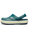 Crocband Clogs “Green White”