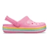 Crocband Rainbow Glitter Clogs “Pink”