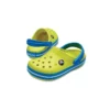 Crocband Round Toe Clogs “Yellow Blue”