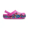 Fun Lab Multi Butterfly Band Light Clogs “Pink Blue”