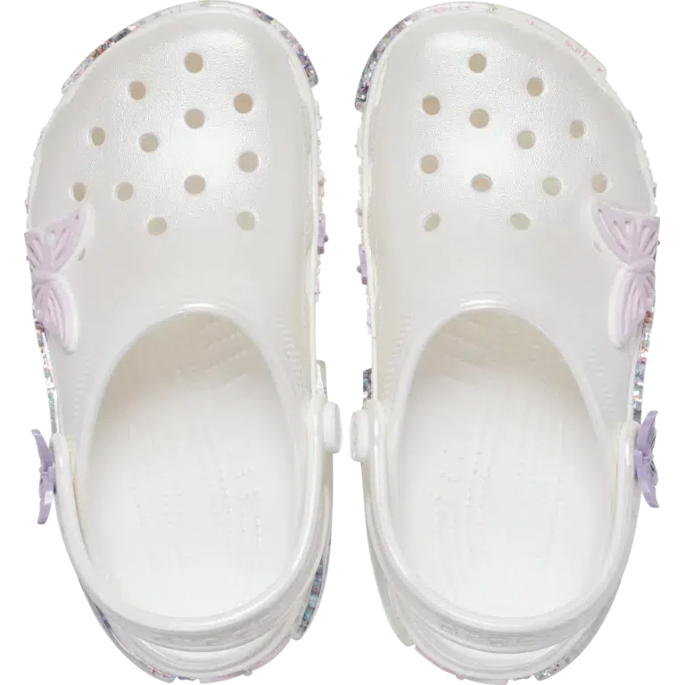 Kids’ Classic Butterfly Sparkle Shaker Clog Kids’ Classic Butterfly Sparkle Shaker Clog