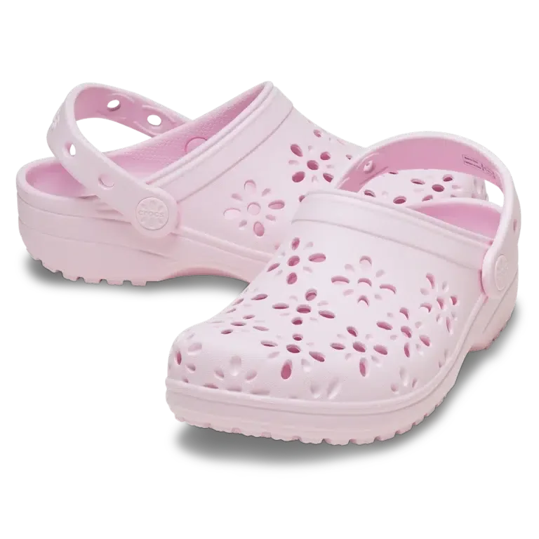 Kids’ Classic Floral Cut-Out Clog Kids’ Classic Floral Cut-Out Clog