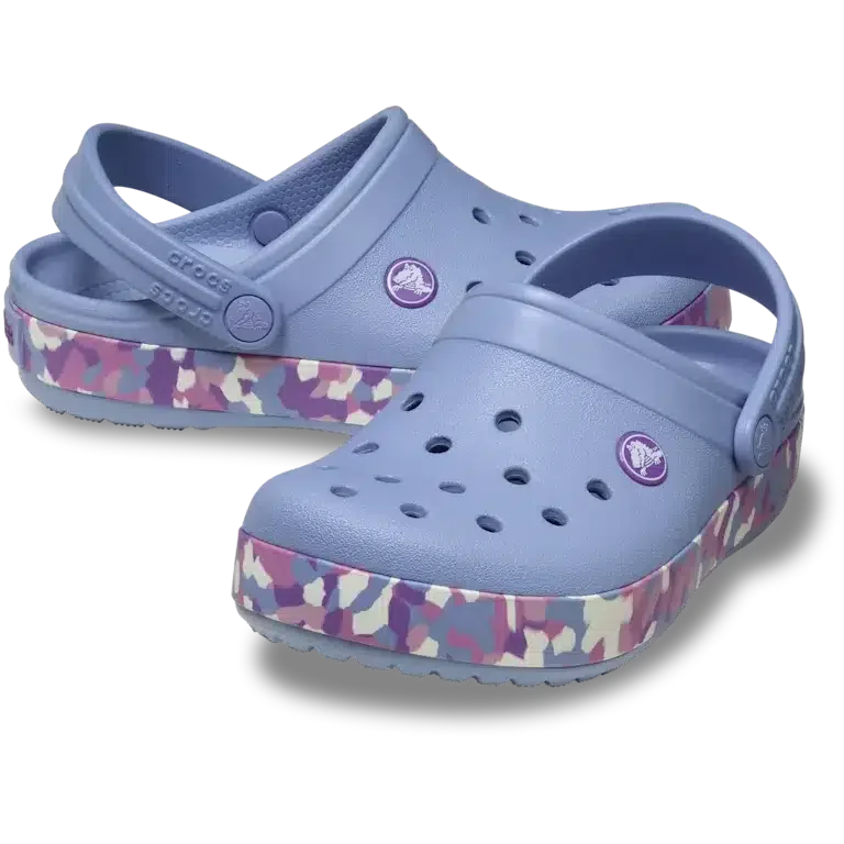 Kids’ Crocband Glow Confetti Band Clog Kids’ Crocband Glow Confetti Band Clog
