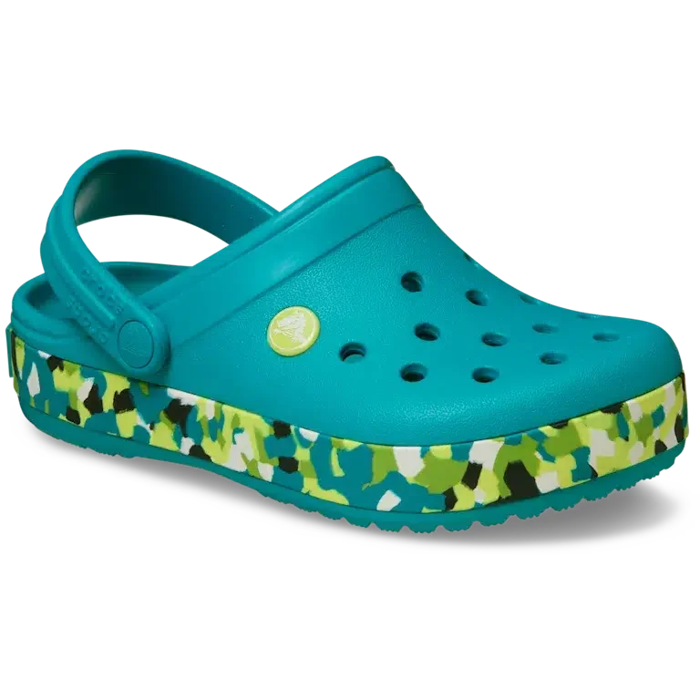 Kids’ Crocband Glow Confetti Band Clog Kids’ Crocband Glow Confetti Band Clog