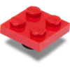 Lego® Red Tile 2X2 Jibbitz™ Charms Lego® Red Tile 2X2 Jibbitz™ Charms