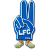 Lfg Foam Peace Sign Jibbitz™ Charms