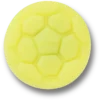 Lights up Yellow Soccer Ball Jibbitz™ Charms