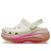 Mega Crush Color Dip Clog “White Pink”