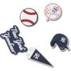 Mlb New York Yankees 5 Pack Jibbitz™ Charms
