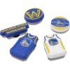 Nba Golden State Warriors 5 Pack Jibbitz™ Charms