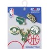 Nba Milwaukee Bucks 5 Pack Jibbitz™ Charms