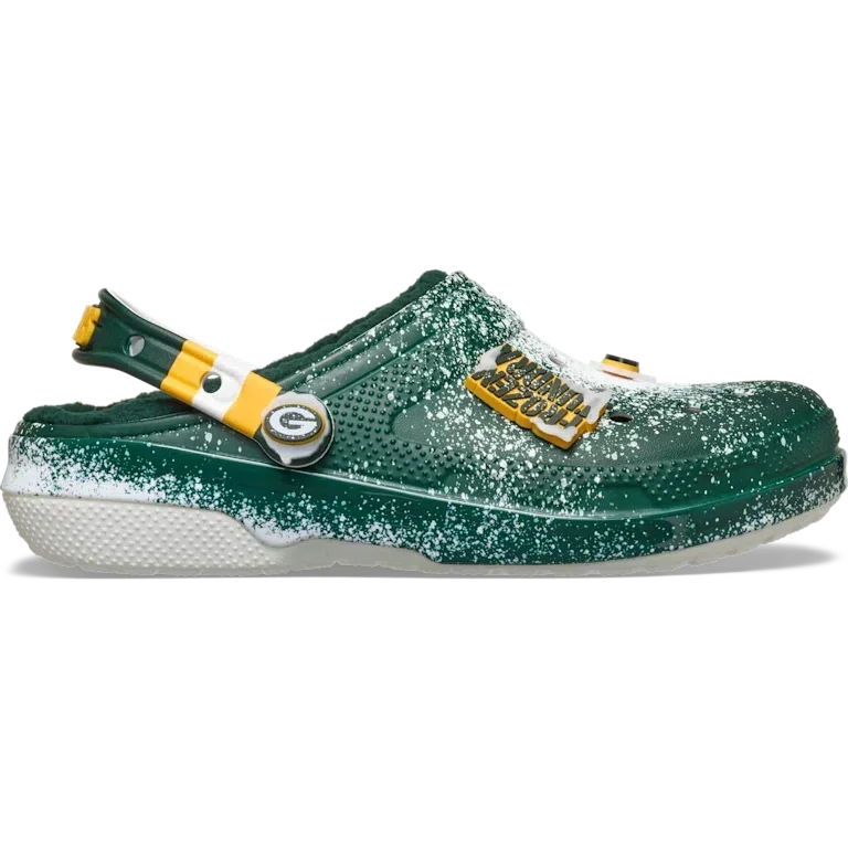 Nfl Green Bay Packers Classic Lined Clog Nfl Green Bay Packers Classic Lined Clog