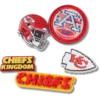 Nfl Kansas City Chiefs 5 Pack Jibbitz Shoe Charm