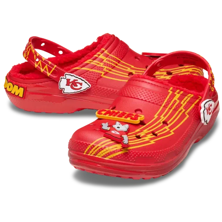Nfl Kansas City Chiefs Classic Lined Clog Nfl Kansas City Chiefs Classic Lined Clog