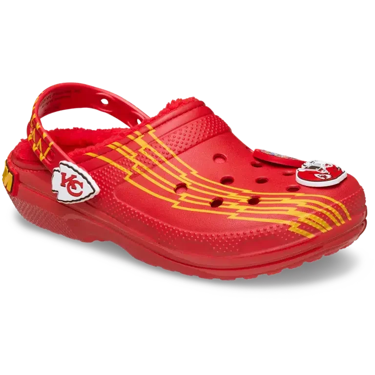 Nfl Kansas City Chiefs Classic Lined Clog Nfl Kansas City Chiefs Classic Lined Clog