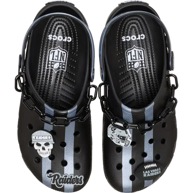 Nfl Las Vegas Raiders Classic Clog Nfl Las Vegas Raiders Classic Clog