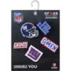 Nfl New York Giants 5 Pack Jibbitz Shoe Charm
