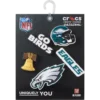 Nfl Philadelphia Eagles 5 Pack Jibbitz Shoe Charm