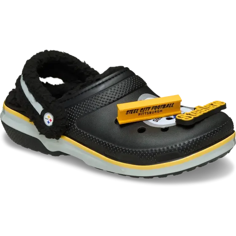 Nfl Pittsburgh Steelers Classic Lined Clog Nfl Pittsburgh Steelers Classic Lined Clog