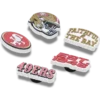 Nfl San Francisco 49Ers 5 Pack Jibbitz Shoe Charm