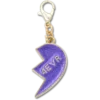 Purple Glitter Bff Charm Right Jibbitz Shoe Charm